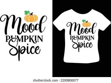 Mood Pumpkin Spice svg design