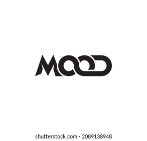 MOOD Typhography Logo Design Monogram