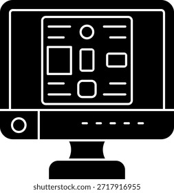 Diseño de ícono de Vector de línea de Moodboard