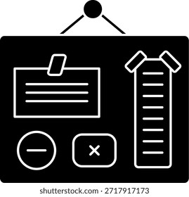 Diseño de ícono de Vector de línea de Moodboard