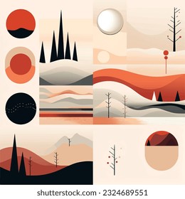 vector de tablero de modelos, tablero de modelos, fondo, ilustración