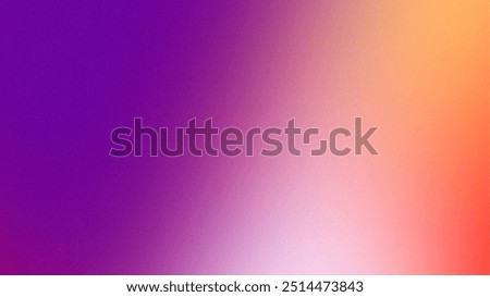 A moody and atmospheric gradient blending purple, orange, and white, with a subtle textured effect.