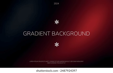 Moody Background Gradient Transitioning Deep Red Black