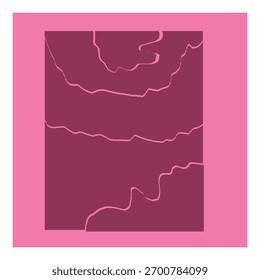 Um fundo de vetor temperado e elegante com uma paleta de cores maroon profunda e rica, contrastada por linhas de contorno finas, horizontais e onduladas.