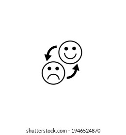 Moody icon on a white background