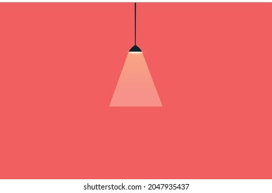 A moody light vector illustration isolated on white background