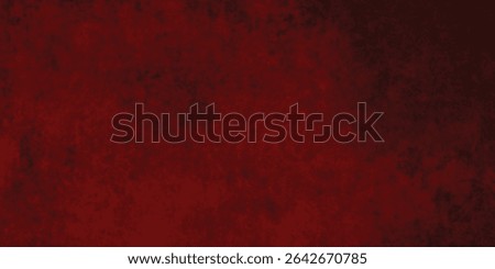 Moody Red Grunge Texture with Black Blotches and Smudges

