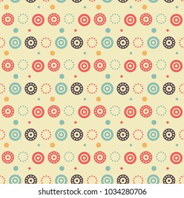 Moody wallpaper seamless pattern. Autentic design for textile, print or digital.