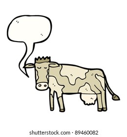 mooing cow cartoon