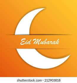 Moon Background for Muslim Community Festival Vector Illustration EPS10 