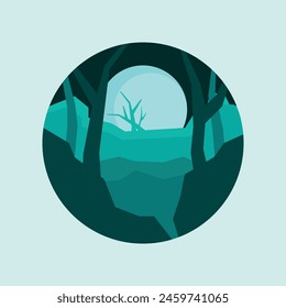Moon in The Badlands Logo