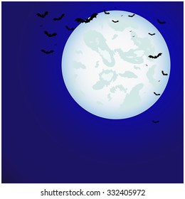 Moon and bats