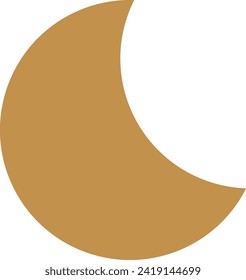 Moon Boho Icon Vector Illustration