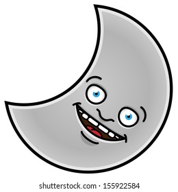 Moon cartoon character