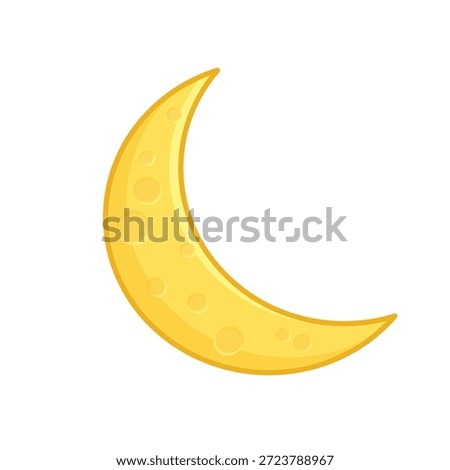 Moon cartoon. hal moon cartoon illustration