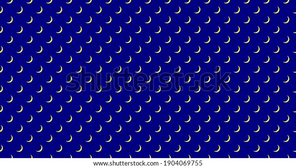 Moon\
colored yellow seamless pattern. Abstract Background With Many\
Moons. Blue Isolated Elements. Starry Night Wallpaper. Sweet\
Dreams. Magic Bright. Editable vector\
illustration.