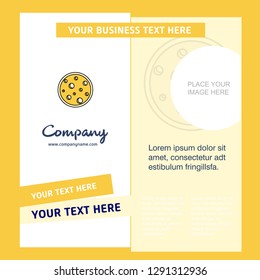 Moon  Company Brochure Template. Vector Busienss Template
