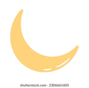 Moon Crescent Nature Vector Illustration