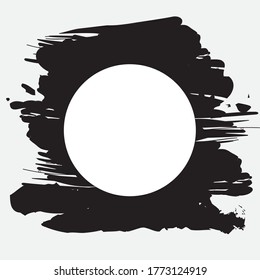 ilustración vectorial de luna y noche oscura