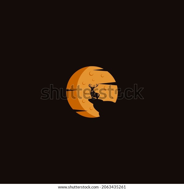 moon and deer logo\
cool
