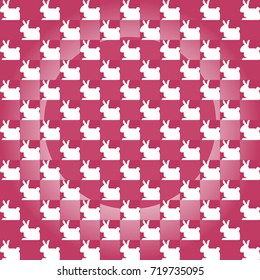 Moon Festival Rabbit Pattern Background