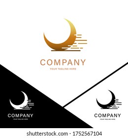 Moon-Flash-Logo für ein Unternehmen