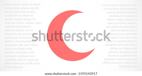 Moon flat icon.\
Moon vector icon on background. moon icon for web and app.Moon\
Astronomical logo design\
icon