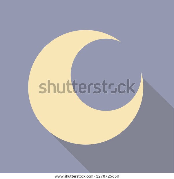 moon. flat with shadows.\
vector