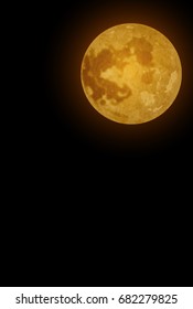 Moon Full Moon Late Autumn Background