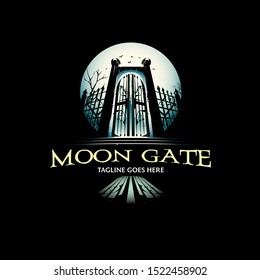Moon Gate vector illustration.
can be used as poster, logo, t-shirt printing, or any other purpose.
