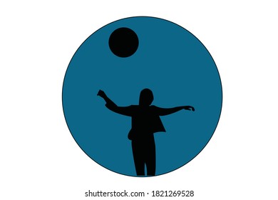 Moon Girl with Supine Arms Pose