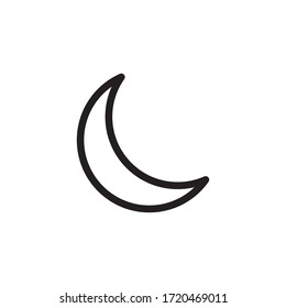 moon icon color style design