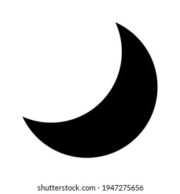 moon icon color style design