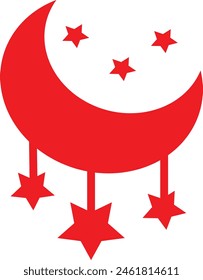 moon icon design eps 10
