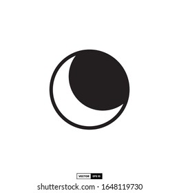 moon icon, design inspiration vector template for interface and any purpose