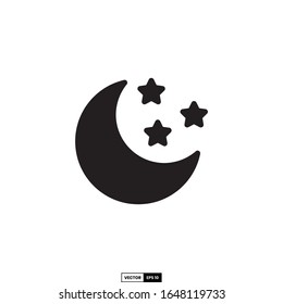moon icon, design inspiration vector template for interface and any purpose