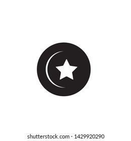 MOON ICON DESIGN , VECTOR EPS10
