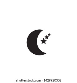 MOON ICON DESIGN , VECTOR EPS10