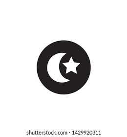 MOON ICON DESIGN , VECTOR EPS10