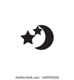 MOON ICON DESIGN , VECTOR EPS10