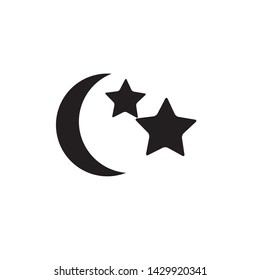 MOON ICON DESIGN , VECTOR EPS10