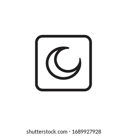 moon icon design vector illustration 