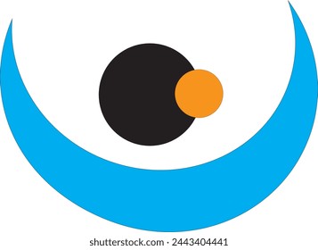 moon icon design. vector and illustration