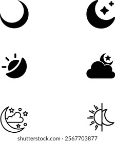Moon icon design. Victor file free downlood. 