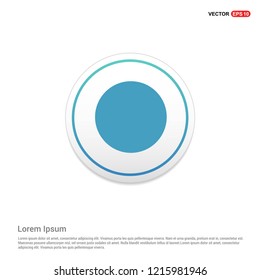 Moon Icon Hexa White Background icon template 