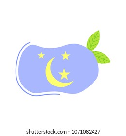 Moon icon illustration vector symbol