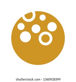 Moon icon. illustration vector symbol. - Vector