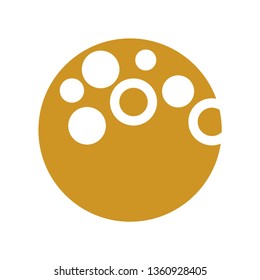 Moon icon. illustration vector symbol. - Vector
