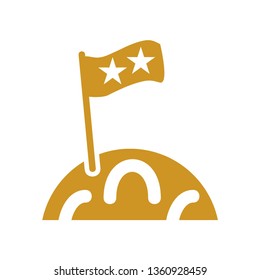 Moon icon. illustration vector symbol. - Vector