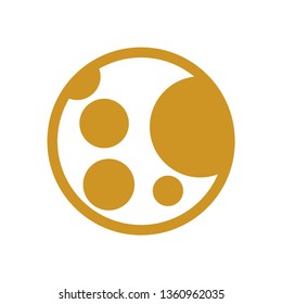moon icon. illustration vector symbol. - Vector